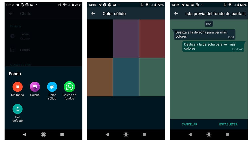Seleccionando los nuevos fondos