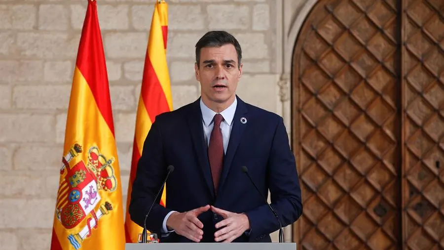 El presidente del Gobierno, Pedro Sánchez