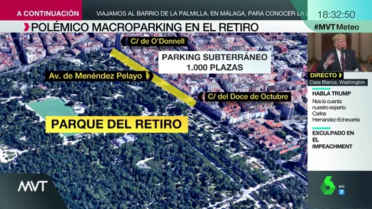 Así es el parking que quiere construir Martínez Almeida frente al Retiro: 1.000 plazas junto al pulmón verde de Madrid Así es el parking que quiere construir Martínez Almeida frente al Retiro: 1.000 plazas junto al pulmón verde de Madrid