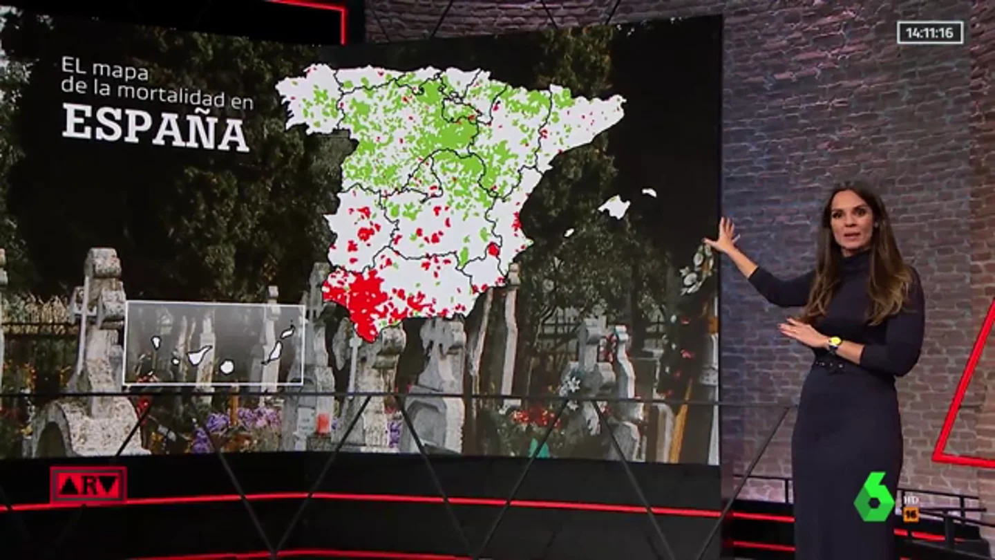 El mapa de la mortalidad de España: ¿por qué muere más gente en el sur? El mapa de la mortalidad de España: ¿por qué muere más gente en el sur?