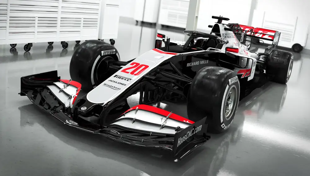 Los colores del nuevo Haas para la temporada 2020
