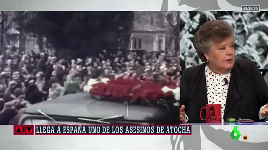 Cristina Almeida recuerda a los abogados de Atocha: "Yo tengo ese dolor de las víctimas, nunca se me ha pasado" Cristina Almeida recuerda a los abogados de Atocha: "Yo tengo ese dolor de las víctimas, nunca se me ha pasado"