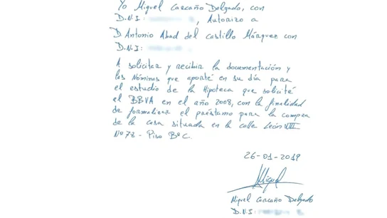 Carta de Miguel Carcaño al padre de Marta del Castillo Carta de Miguel Carcaño al padre de Marta del Castillo