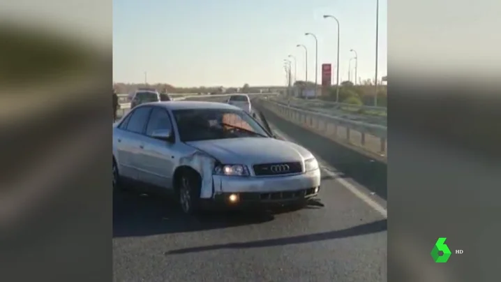 Detenido tras protagonizar una espectacular persecución policial y chocarse contra los coches patrulla en Huelva