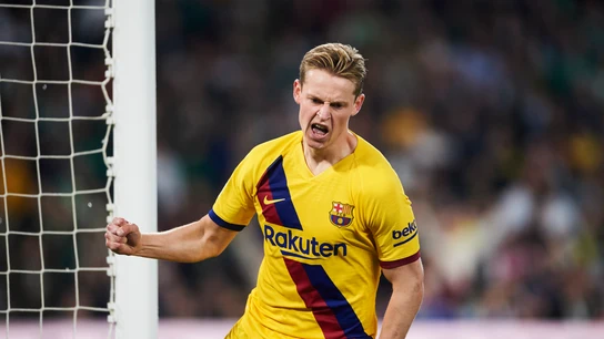 De Jong en un partido con el FC Barcelona De Jong en un partido con el FC Barcelona