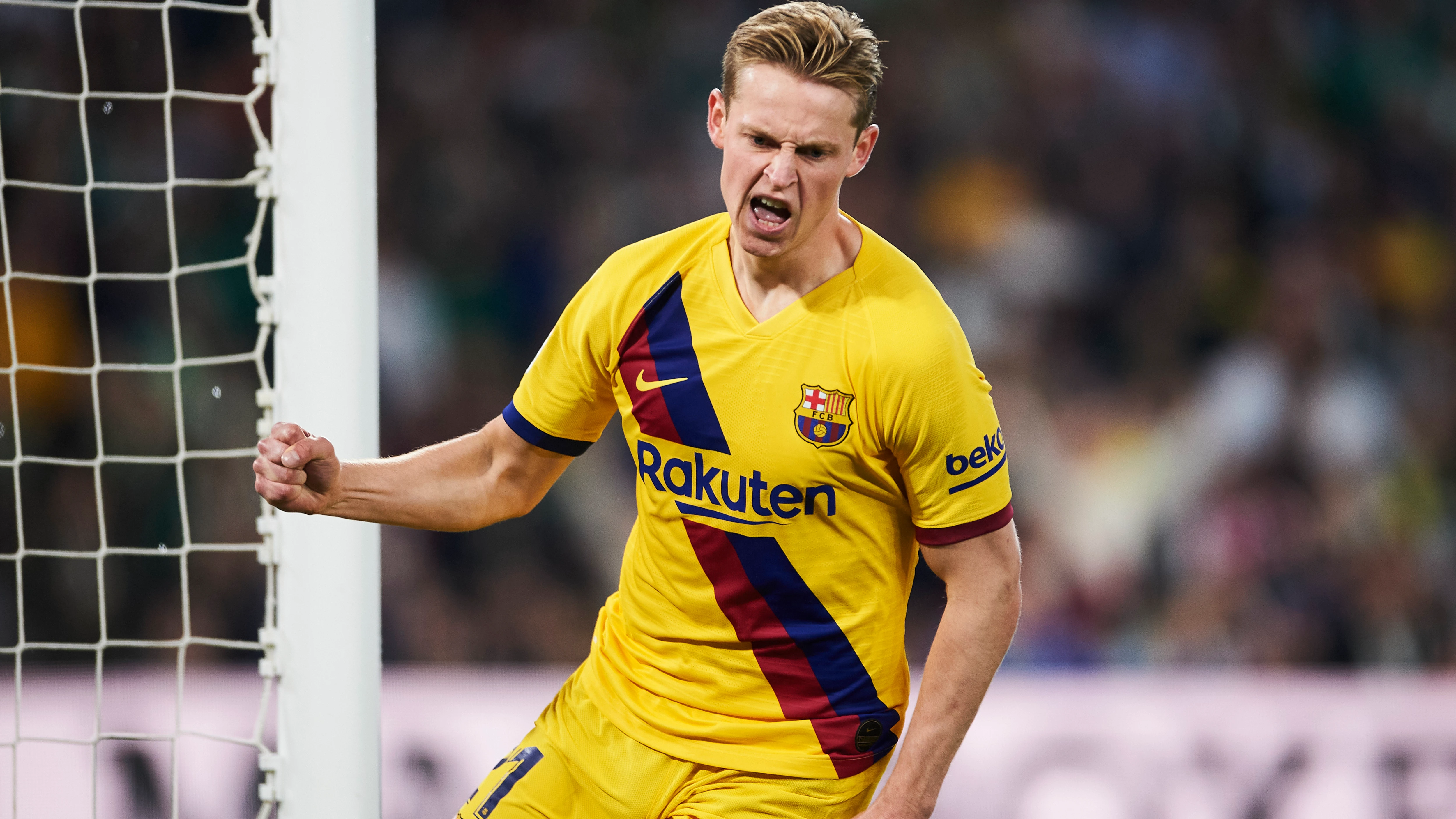 De Jong en un partido con el FC Barcelona