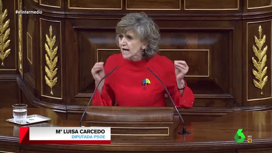 Así ha sido el emocionante (y aplaudido) discurso de Carcedo sobre la ley de la eutanasia con dardos a la derecha Así ha sido el emocionante (y aplaudido) discurso de Carcedo sobre la ley de la eutanasia con dardos a la derecha