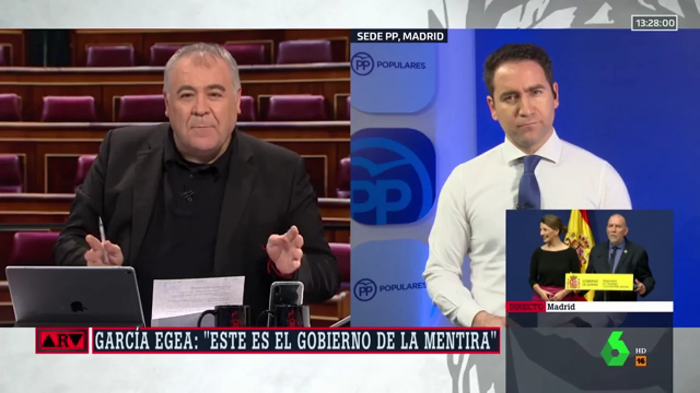 El secretario general del PP, Teodoro García Egea El secretario general del PP, Teodoro García Egea