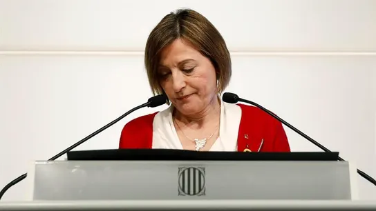 La expresidenta del Parlament, Carme Forcadell La expresidenta del Parlament, Carme Forcadell