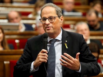 El presidente de la Generalitat, Quim Torra El presidente de la Generalitat, Quim Torra