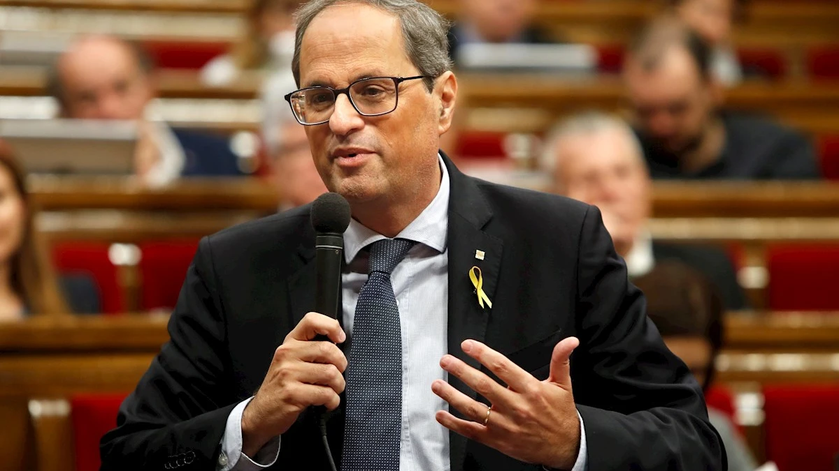 El presidente de la Generalitat, Quim Torra