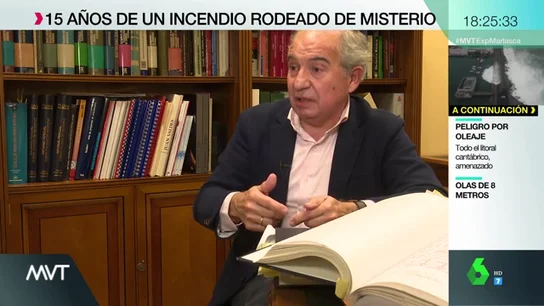 Las explicaciones del perito a las incógnitas y fantasmas del incendio del Windsor Las explicaciones del perito a las incógnitas y fantasmas del incendio del Windsor