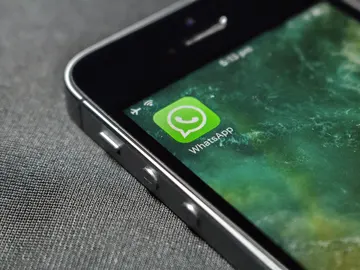Icono de WhatsApp en el móvil Icono de WhatsApp en el móvil
