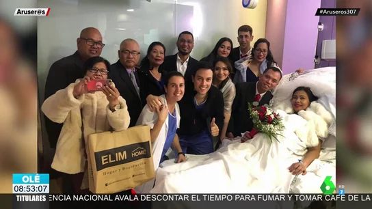 Una novia se pone de parto minutos antes de su boda y termina casándose en el hospital Una novia se pone de parto minutos antes de su boda y termina casándose en el hospital