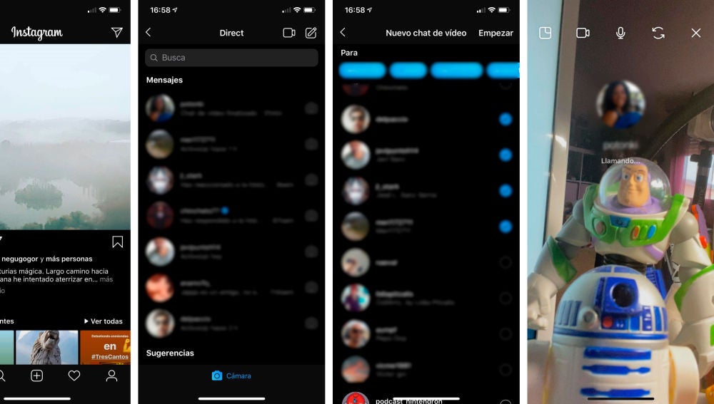 Cómo crear un chat de vídeo en Instagram