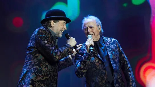 Los cantantes Joan Manuel Serrat y Joaquín Sabina Los cantantes Joan Manuel Serrat y Joaquín Sabina