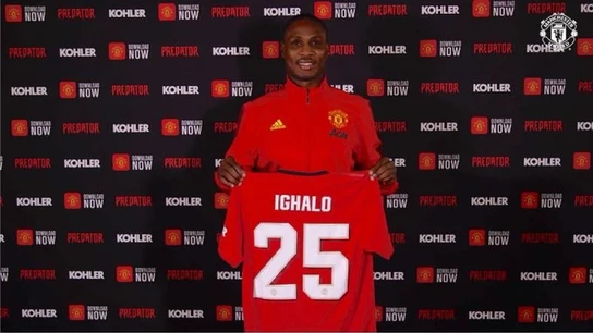 Ighalo, con los colores del Manchester United Ighalo, con los colores del Manchester United