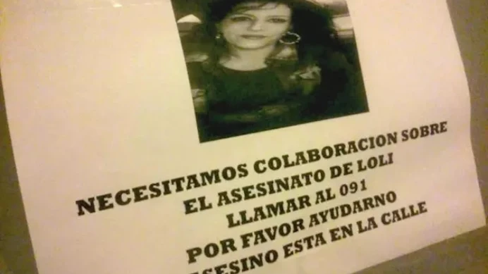 Cartel pidiendo colaboración ciudadana ante el crimen de San Juan de Aznalfarache