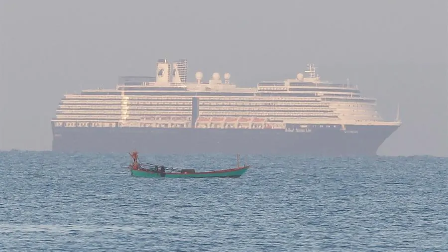 El crucero Westerdam llega a Camboya tras ser rechazado por cinco países