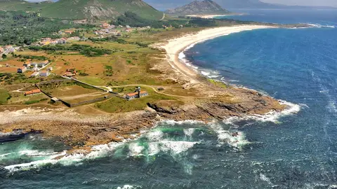 Panorámica ría Muros Noia Panorámica ría Muros Noia