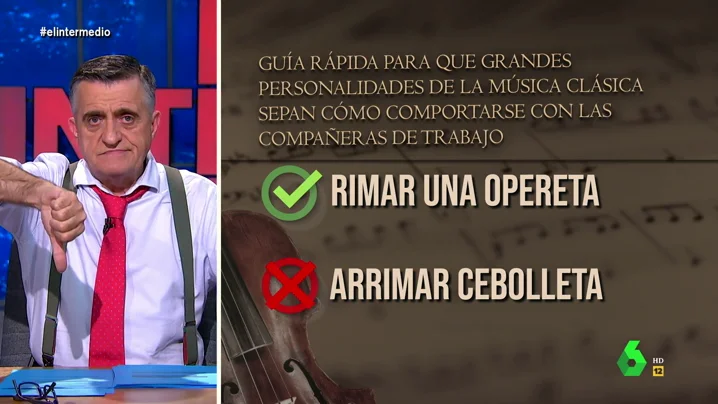 Guía rápida para que grandes personalidades de la música clásica como comportarse con las compañeras de trabajo