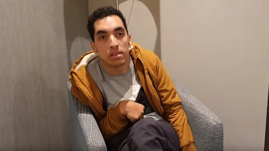 Ismail, en el vídeo con el que ha denunciado la actuación de Ryanair Ismail, en el vídeo con el que ha denunciado la actuación de Ryanair