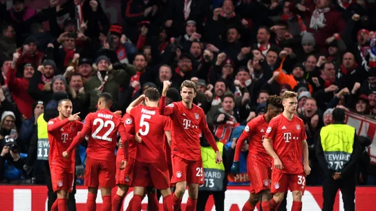 Los jugadores del Bayern Múnich celebran un gol ante el Chelsea Los jugadores del Bayern Múnich celebran un gol ante el Chelsea