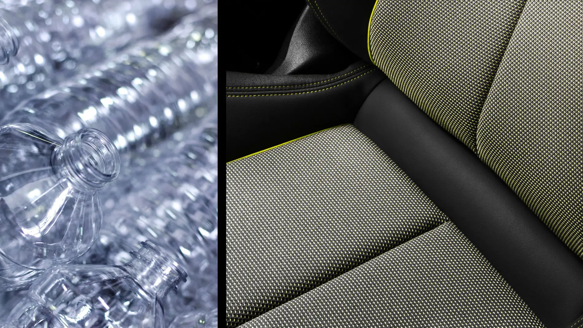 Audi ofrece tapicerías a partir de botellas recicladas