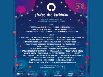 Cartel de la 5º edición de las Noches del Botánico Cartel de la 5º edición de las Noches del Botánico