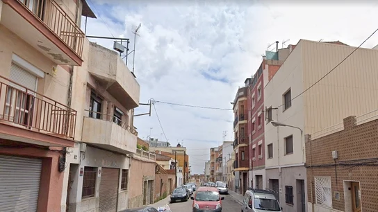 La calle de Badalona en la que han ocurrido los hechos La calle de Badalona en la que han ocurrido los hechos