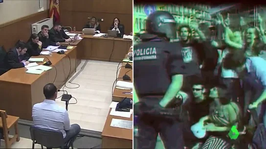 "Golpeé varias veces, pero no recuerdo las caras", la declaración del inspector de los Mossos acusado de agredir a cinco indignados en 2011 "Golpeé varias veces, pero no recuerdo las caras", la declaración del inspector de los Mossos acusado de agredir a cinco indignados en 2011