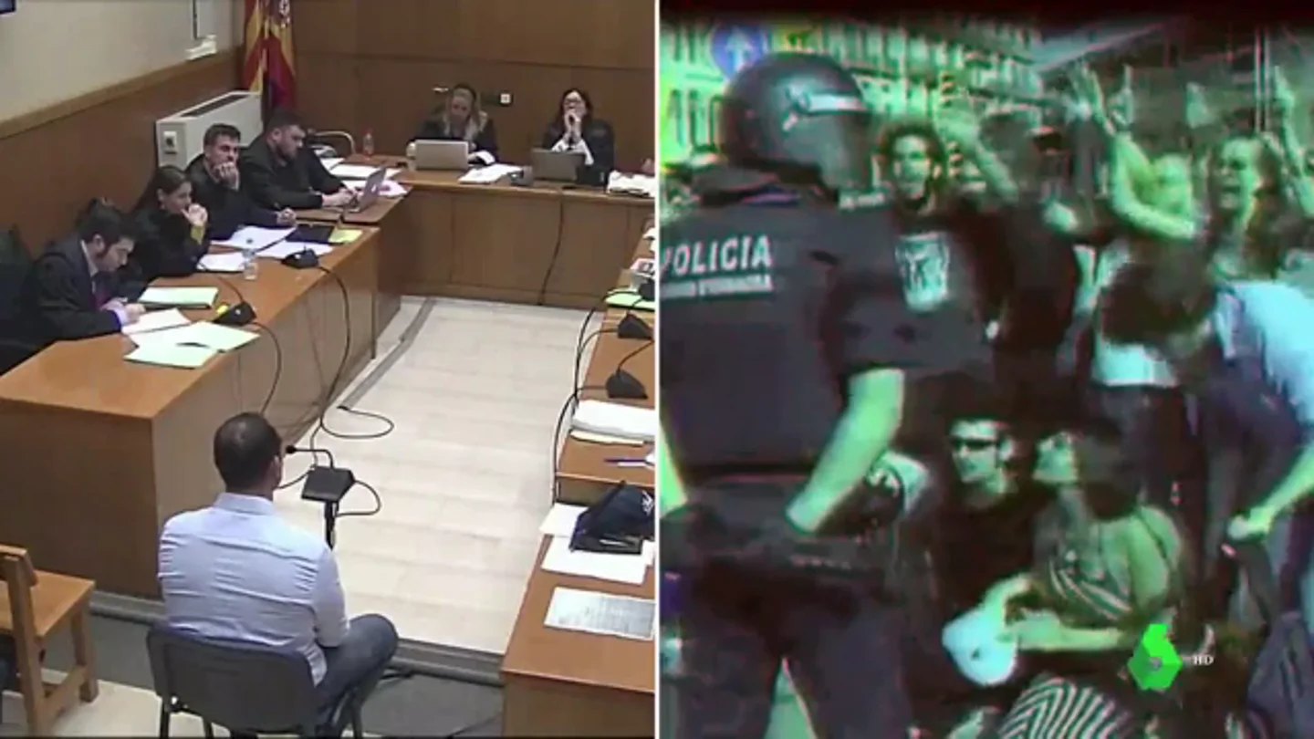 "Golpeé varias veces, pero no recuerdo las caras", la declaración del inspector de los Mossos acusado de agredir a cinco indignados en 2011 "Golpeé varias veces, pero no recuerdo las caras", la declaración del inspector de los Mossos acusado de agredir a cinco indignados en 2011