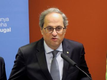 El president de la Generalitat, Quim Torra El president de la Generalitat, Quim Torra