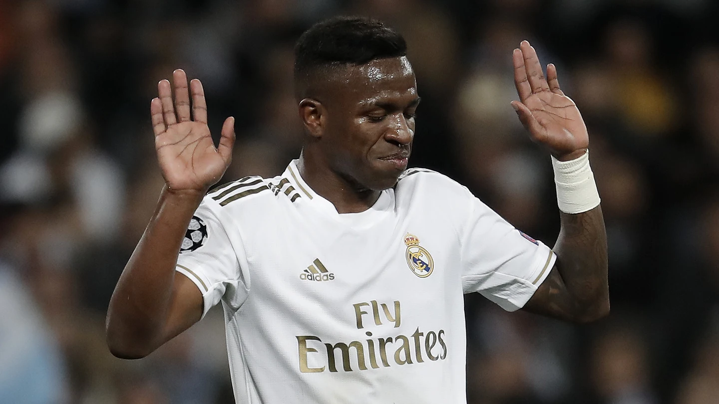Vinícius, en el partido contra el City Vinícius, en el partido contra el City