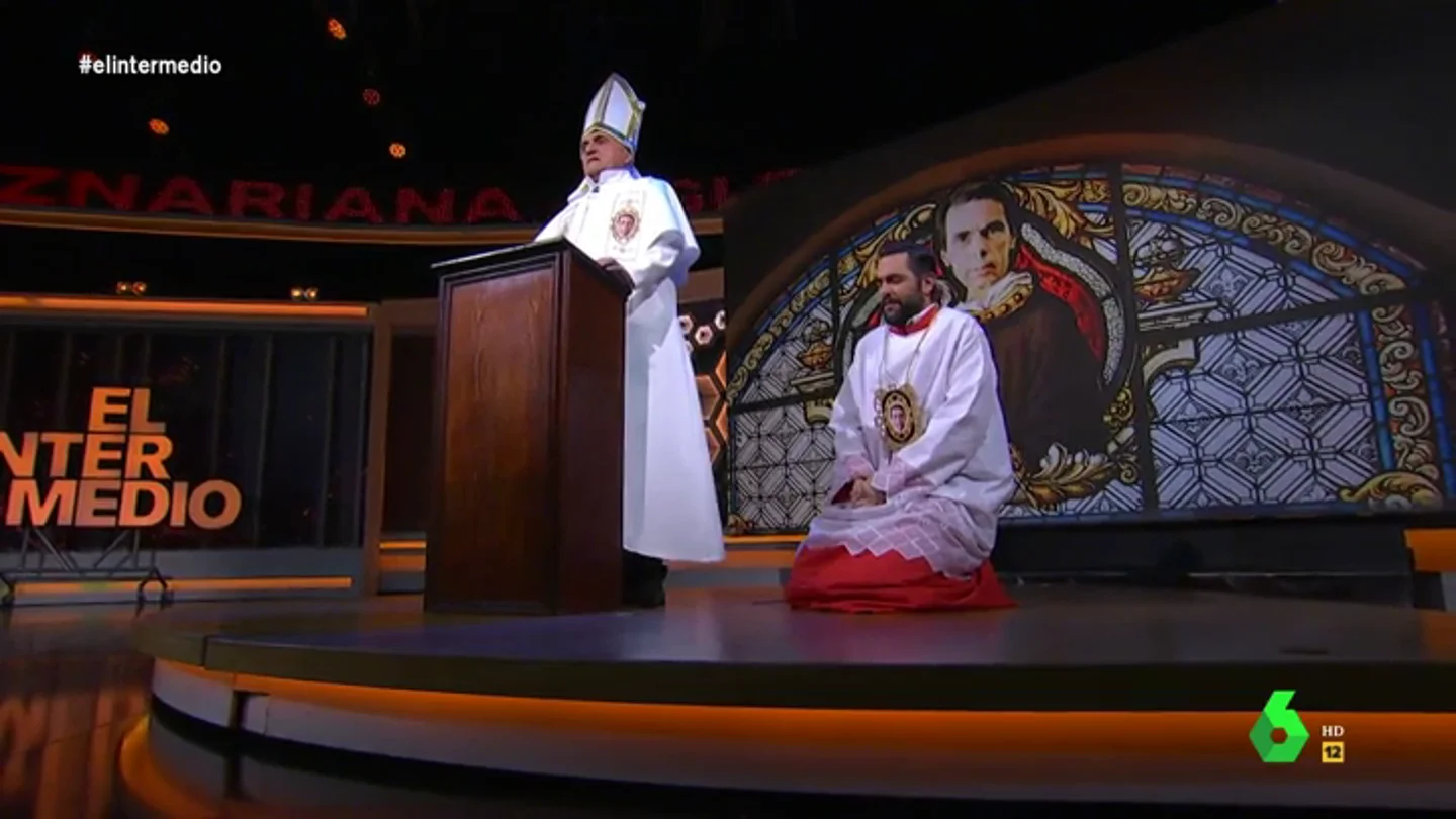 El monaguillo Mateo pide perdón al dios Aznar El monaguillo Mateo pide perdón al dios Aznar