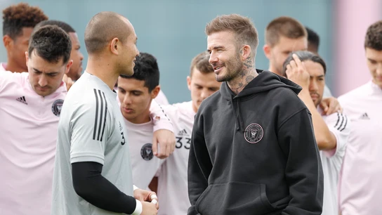 David Beckham en su nuevo equipo, el Inter de Miami David Beckham en su nuevo equipo, el Inter de Miami