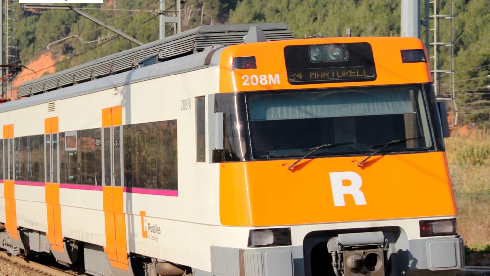 Un tren de Rodalies.