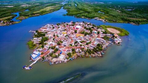 Isla Mexcaltitán, costa norte