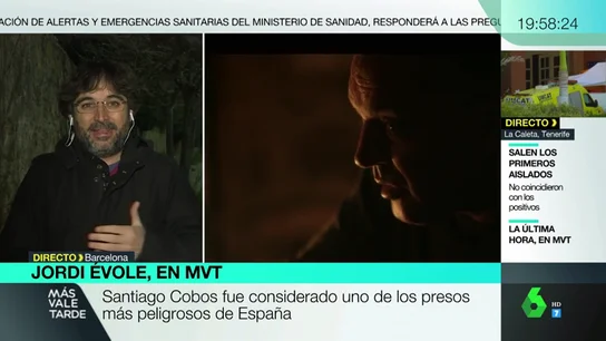 Jordi Évole recuerda las "salvajes" cárceles de los años 80 y 90: "Eran las de los motines, las fugas y la violencia" Jordi Évole recuerda las "salvajes" cárceles de los años 80 y 90: "Eran las de los motines, las fugas y la violencia"