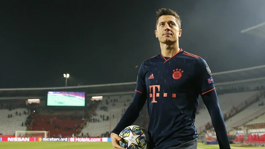 Lewandowski, con el Bayern de Múnich Lewandowski, con el Bayern de Múnich