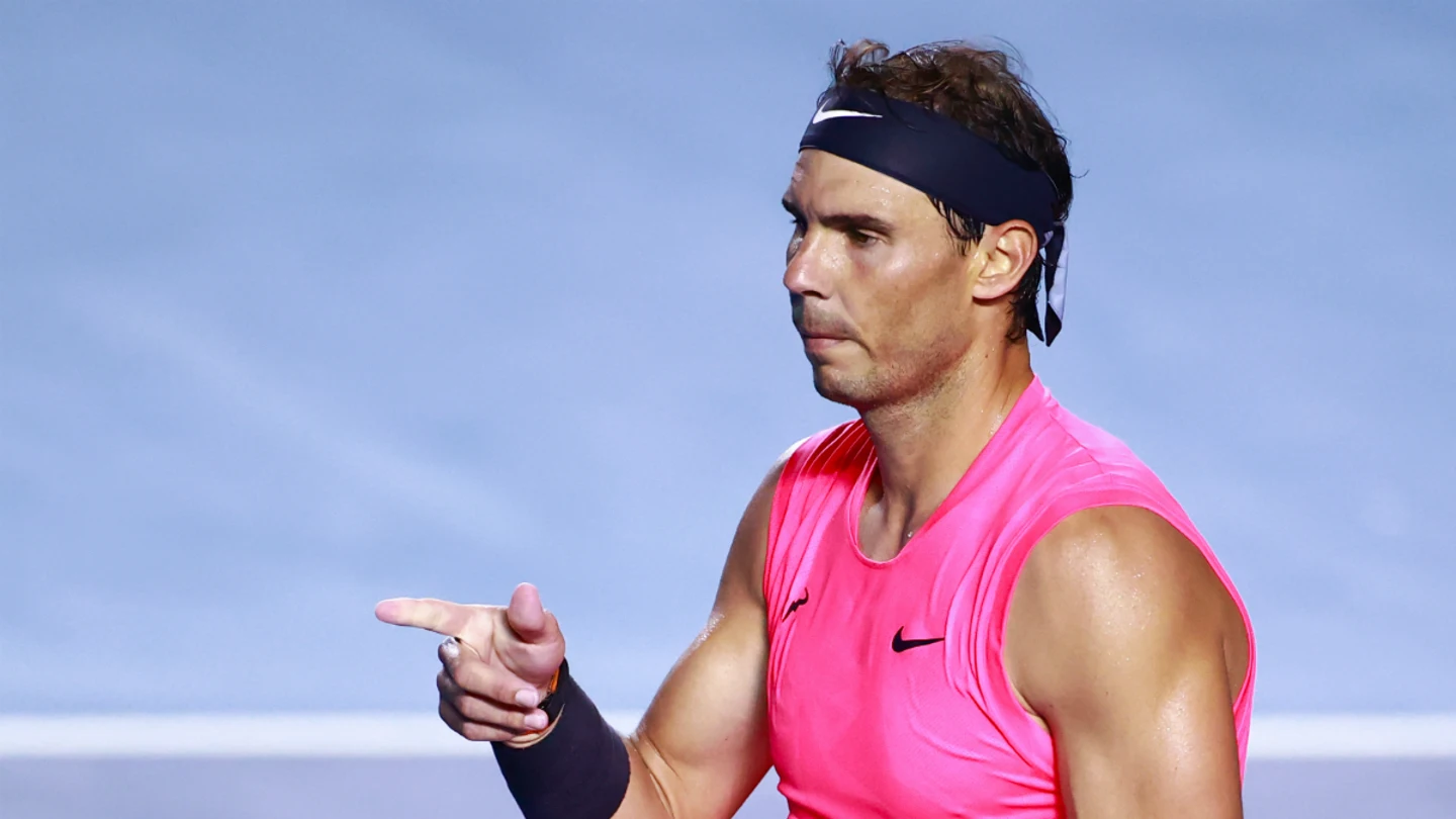 Rafa Nadal, en un partido Rafa Nadal, en un partido