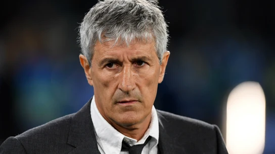 Quique Setién, entrenador del Barça Quique Setién, entrenador del Barça