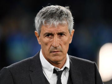 Quique Setién, entrenador del Barça Quique Setién, entrenador del Barça