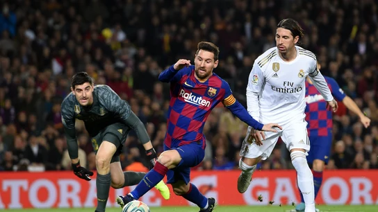 Messi, ante Ramos y Courtois Messi, ante Ramos y Courtois