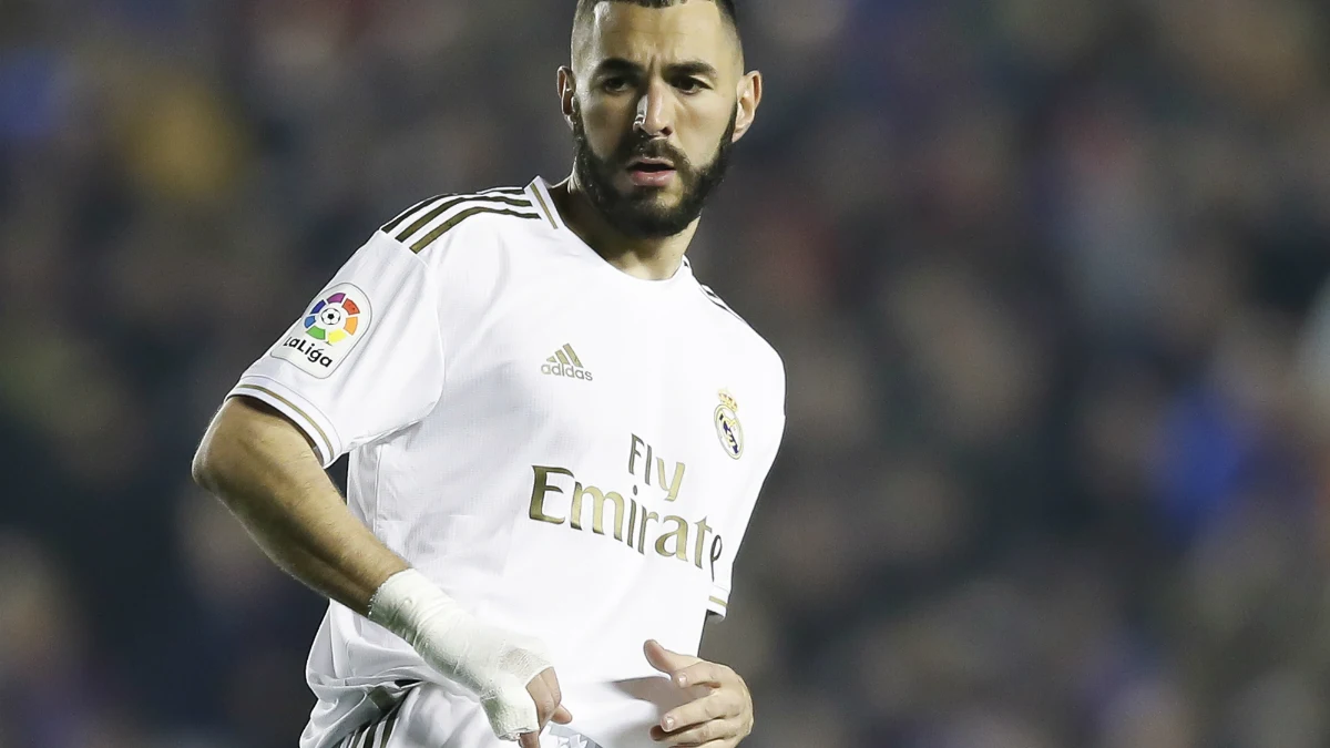 Karim Benzema, con el Real Madrid