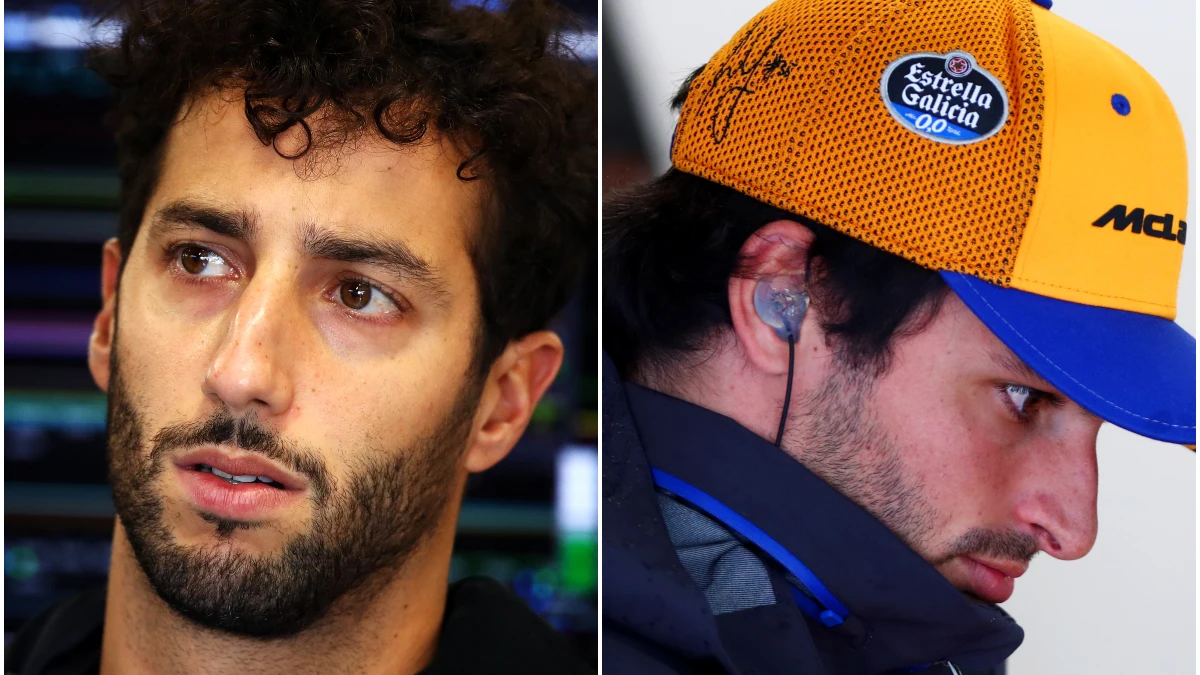 Daniel Ricciardo y Carlos Sainz