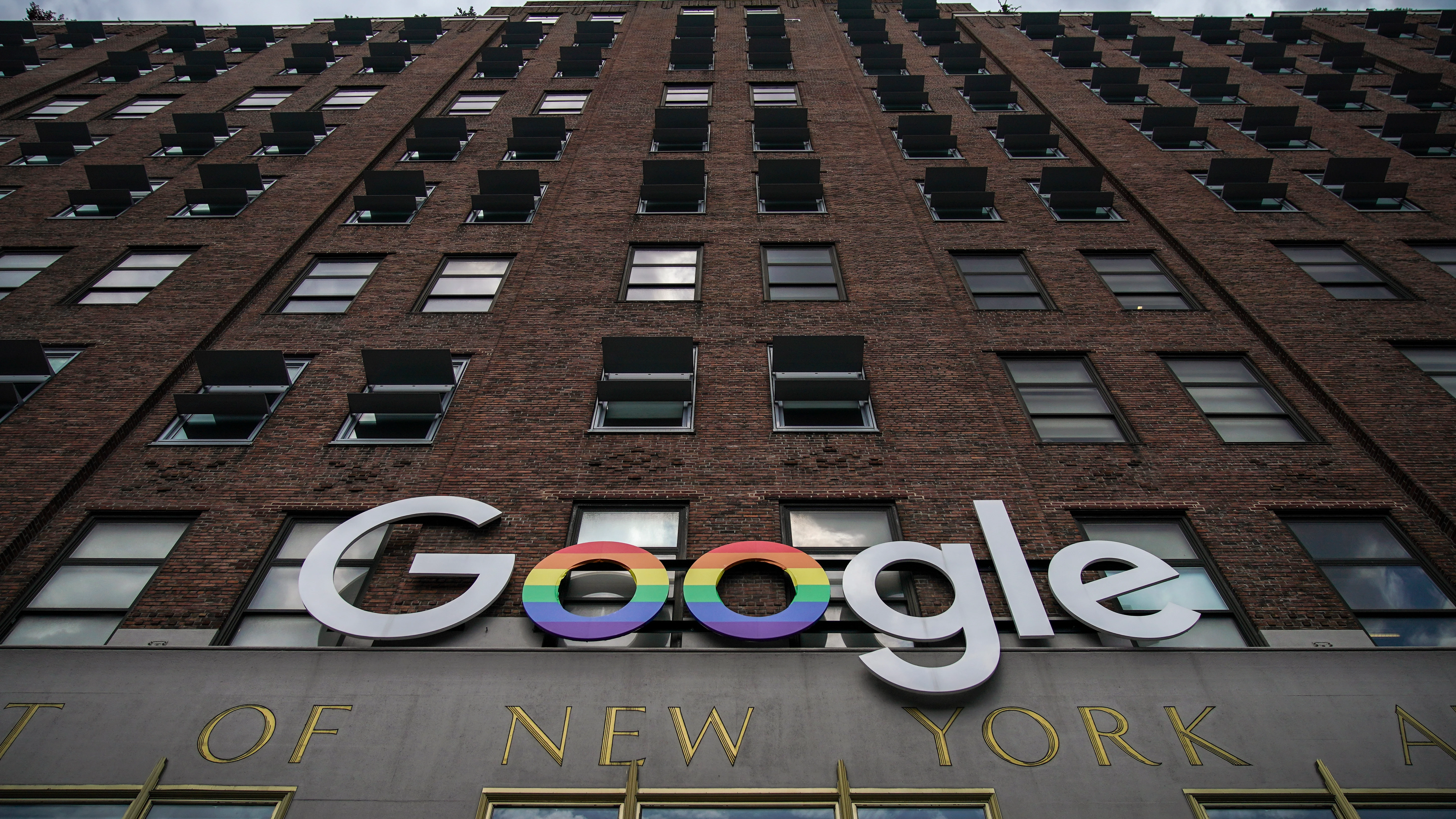 Fachada de la sede de Google en Nueva York