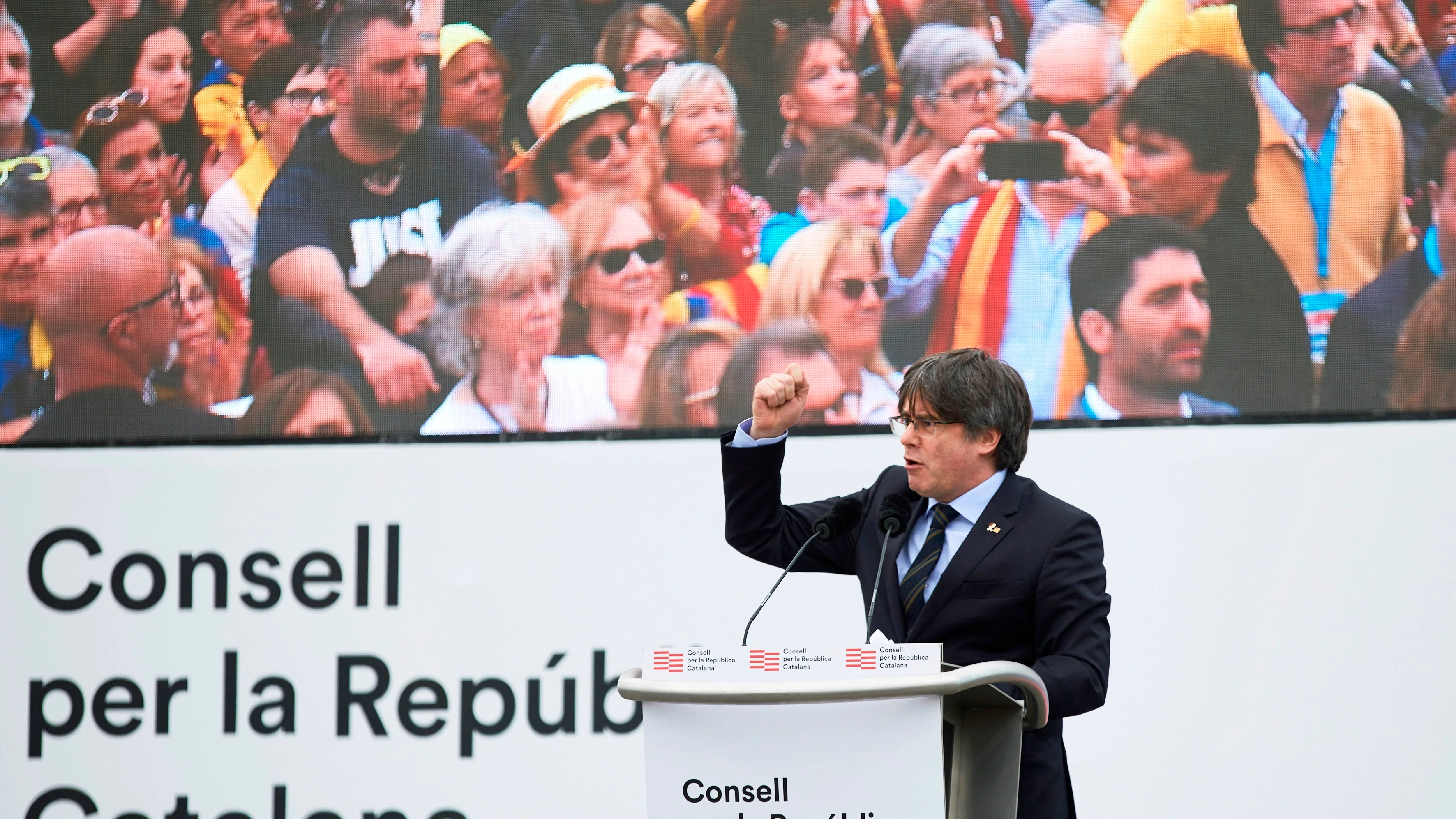 El expresidente de la Generalitat Carles Puigdemont