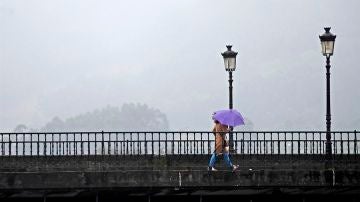 Imagen de archivo de una mujer en Lugo. 