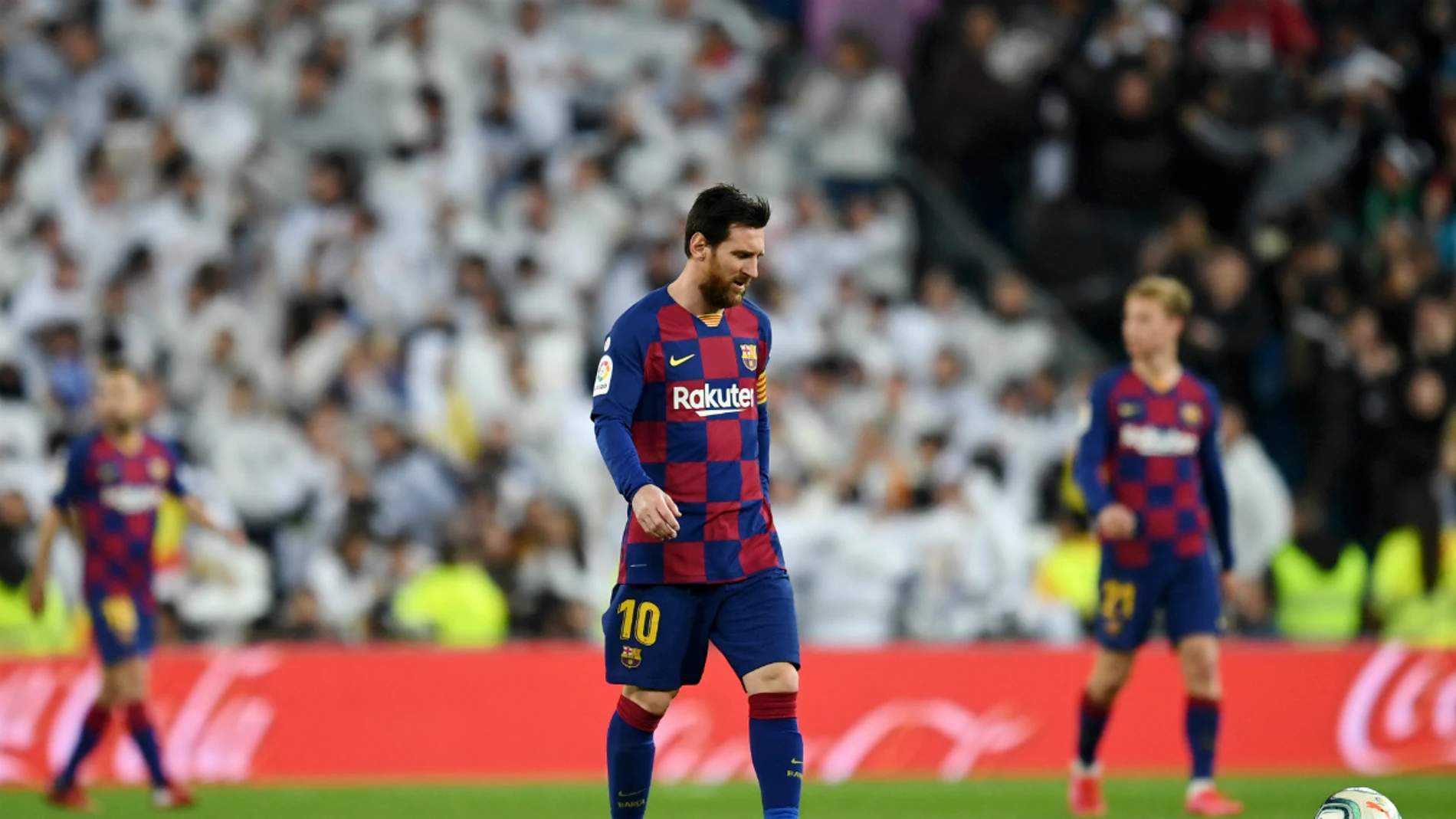 Lionel Messi, cabizbajo